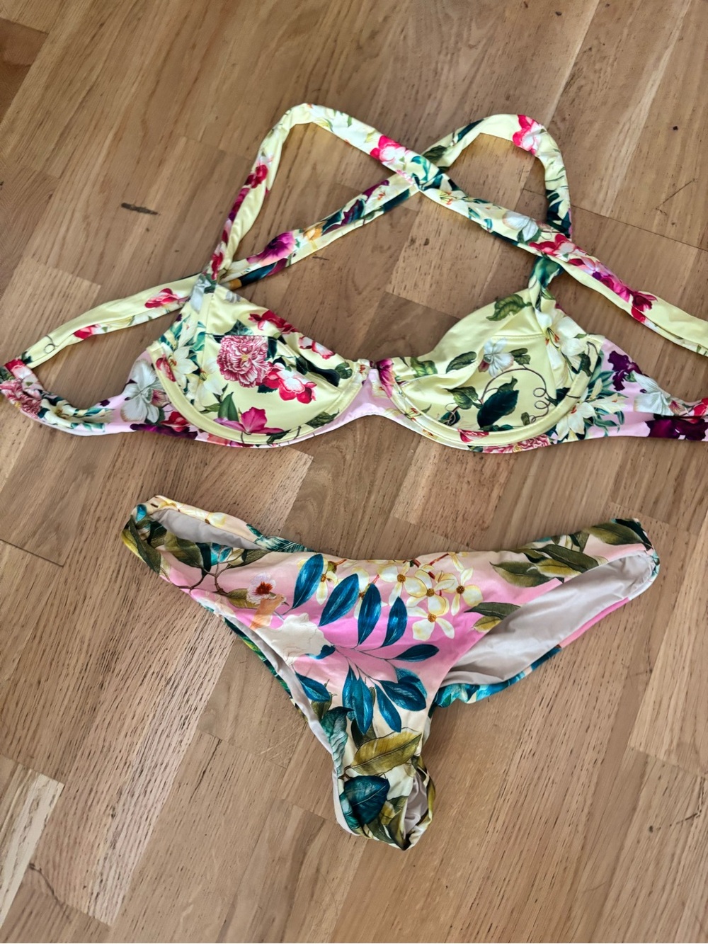 Pilyq Floral Bikini Set S/M